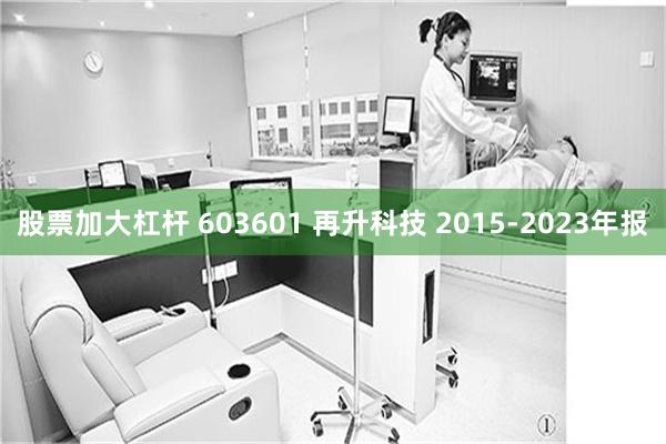 股票加大杠杆 603601 再升科技 2015-2023年报